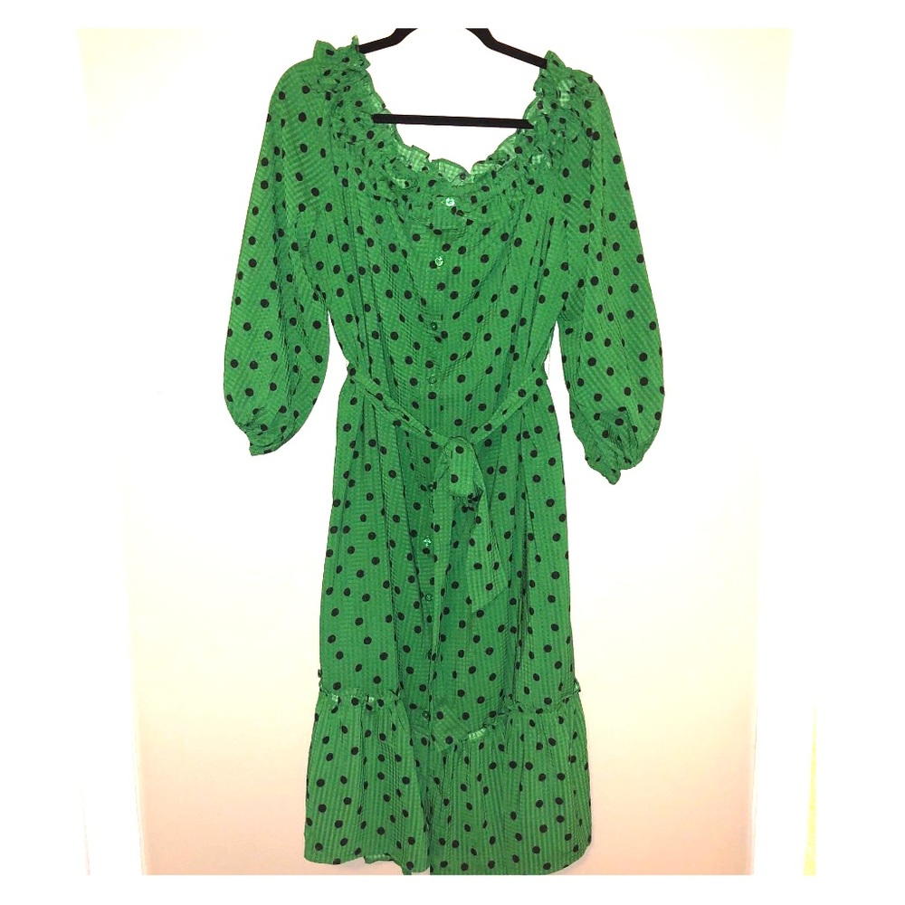 Women's Puff Long Sleeve Dress XXL